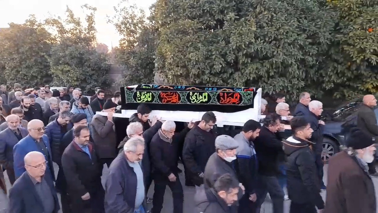 مادر شهید حسینعلی اصغری آسمانی شد