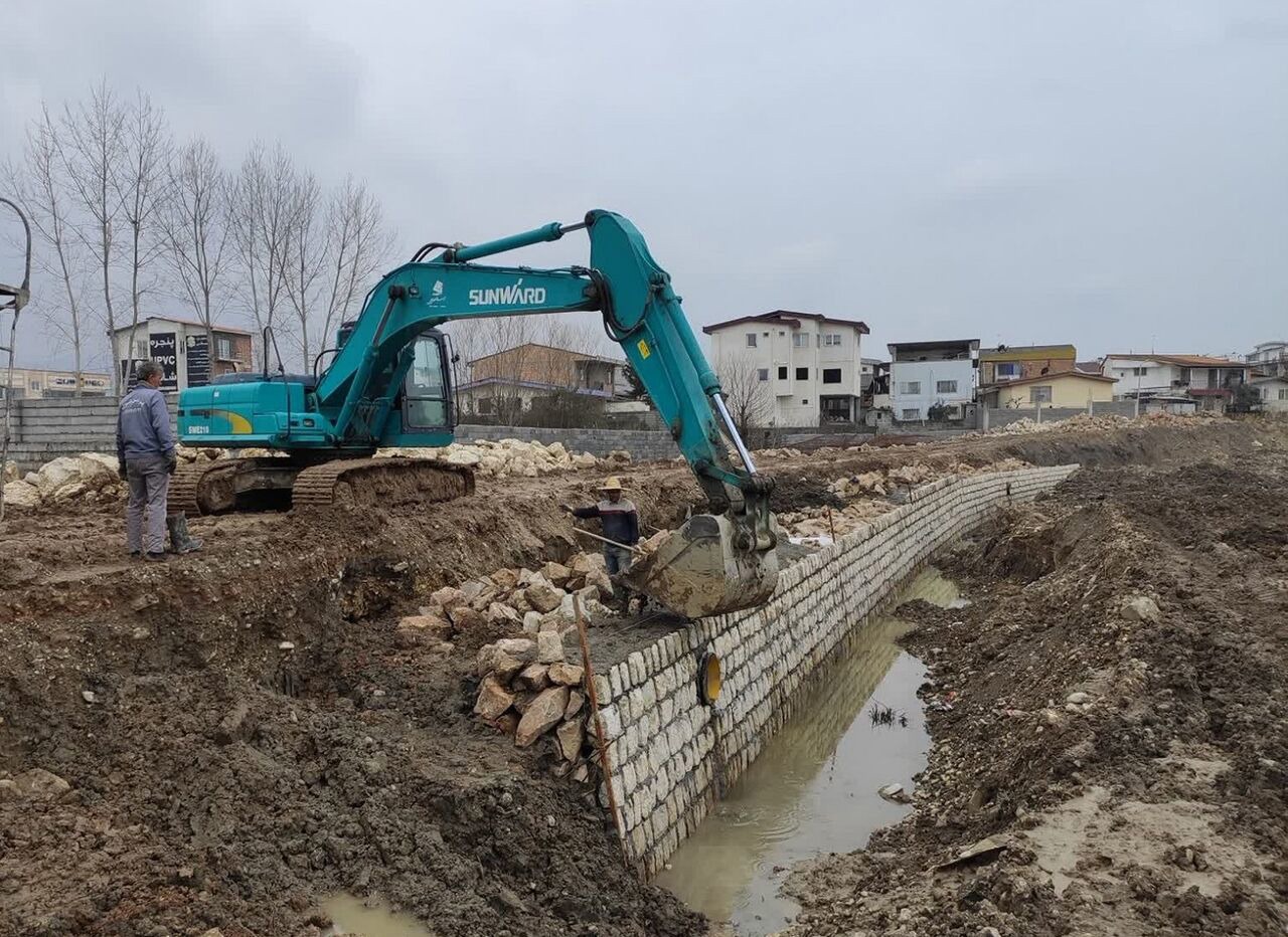 ۲۱۴۰ متر دیوار حفاظتی در حاشیه رودخانه‌های مازندران ساخته شد