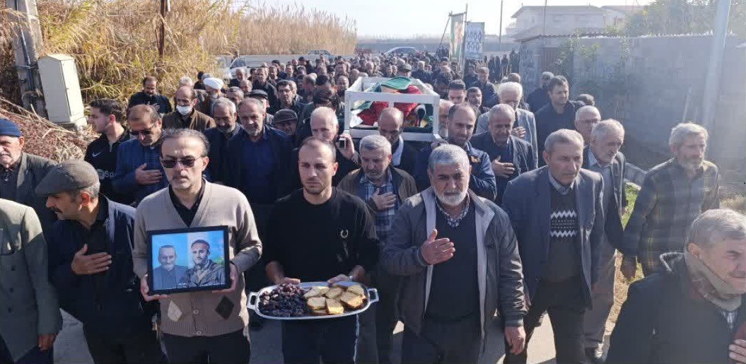 تشییع پیکر پدر شهید آقامحمدپور