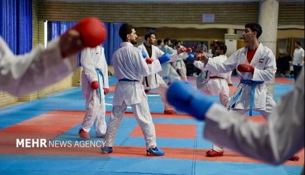 آغاز اردوی تیم ملی کاراته بزرگسالان