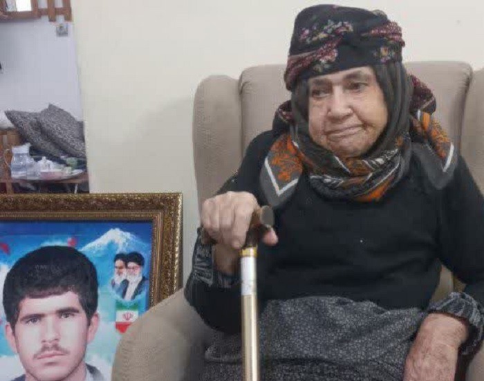 آسمانی شدن مادر شهید حسین رئیسی