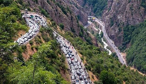 انسداد مسیر شمال به جنوب محور کندوان