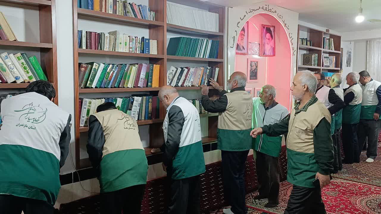 شمیم خدمت رضوی در پنجاه مسجد نکا پیچید