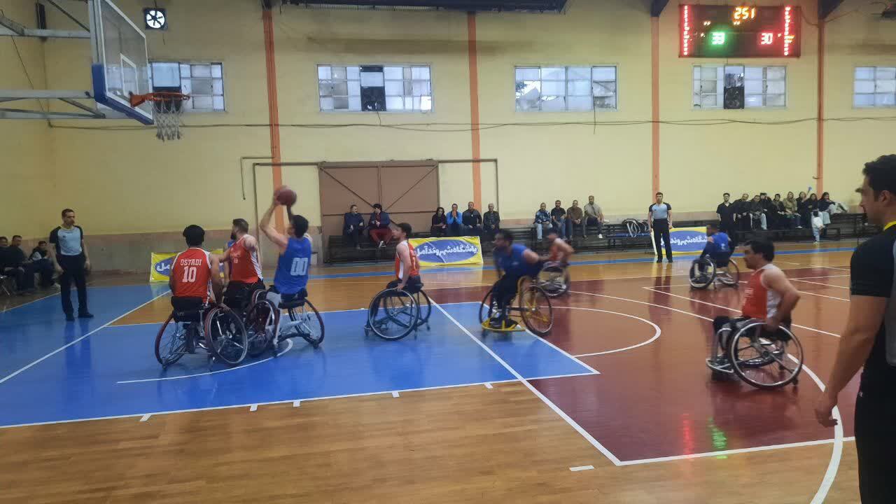 صدرنشینی شهروند آمل و صعود به مرحله حذفی لیگ برتر بسکتبال با ویلچر