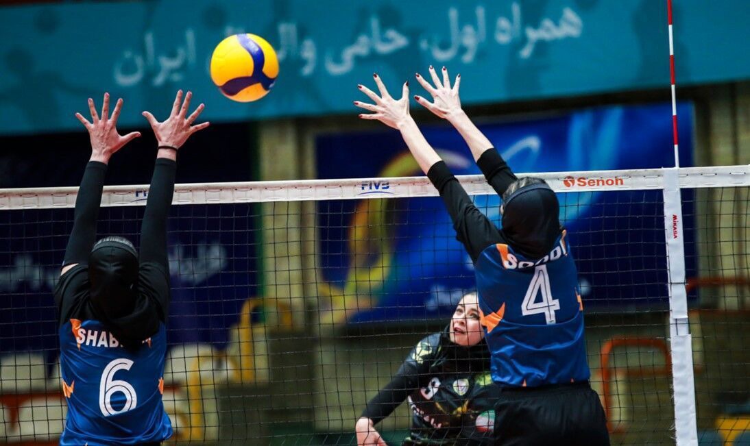 برتری ماجان مازندران در هفته هفتم لیگ برتر والیبال بانوان