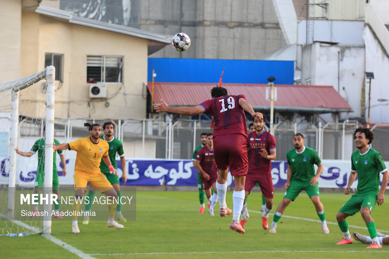 نساجی برد و به صدر لیگ یک برگشت/داماش قعر را دوست دارد!
