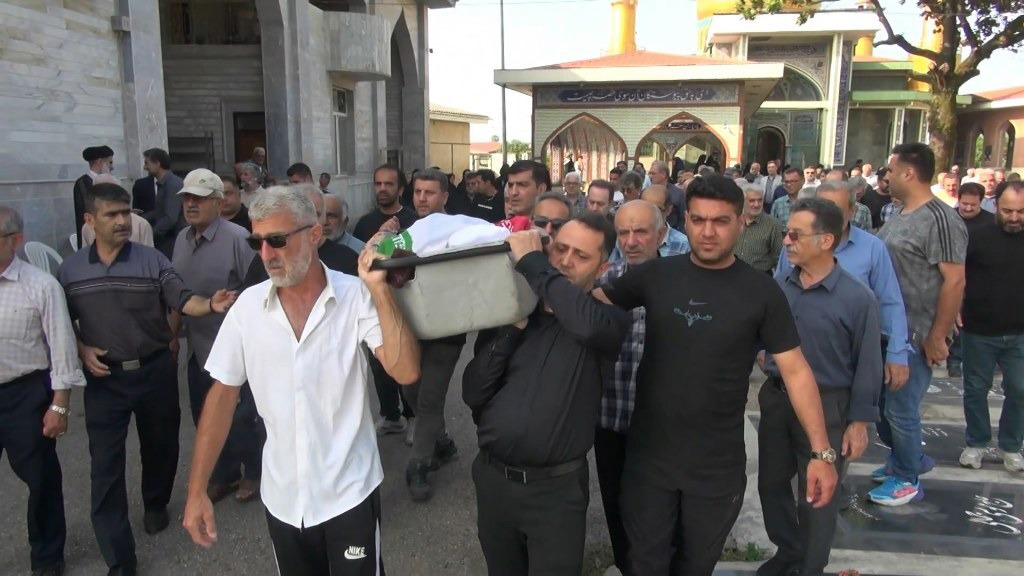 آسمانی شدن پدر شهید باطبی در عباس‌آباد مازندران