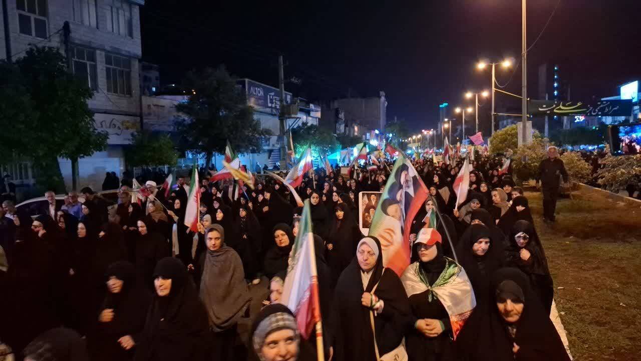 استمرار خروش ضد استکباری مردم نکا