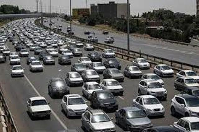 ترافیک سنگین در محور‌های چالوس و هراز