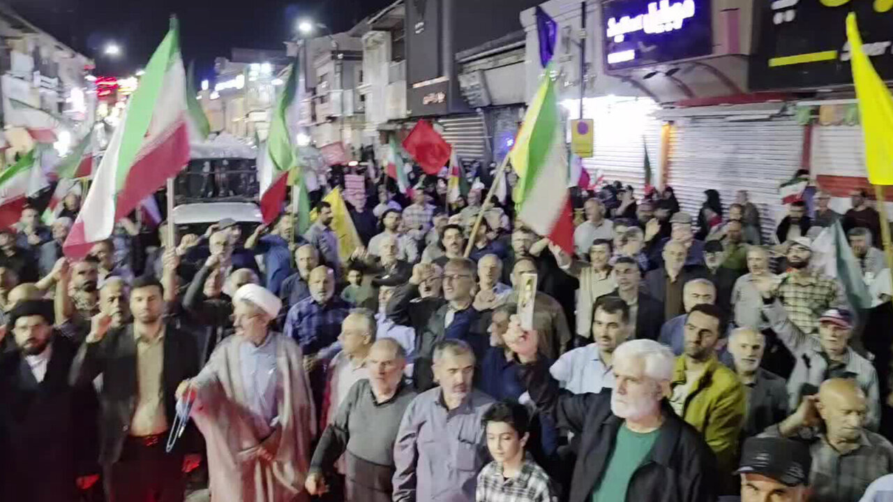 راهپیمایی و تجمع مردم انقلابی و شهید پرور شهرستان رامسر