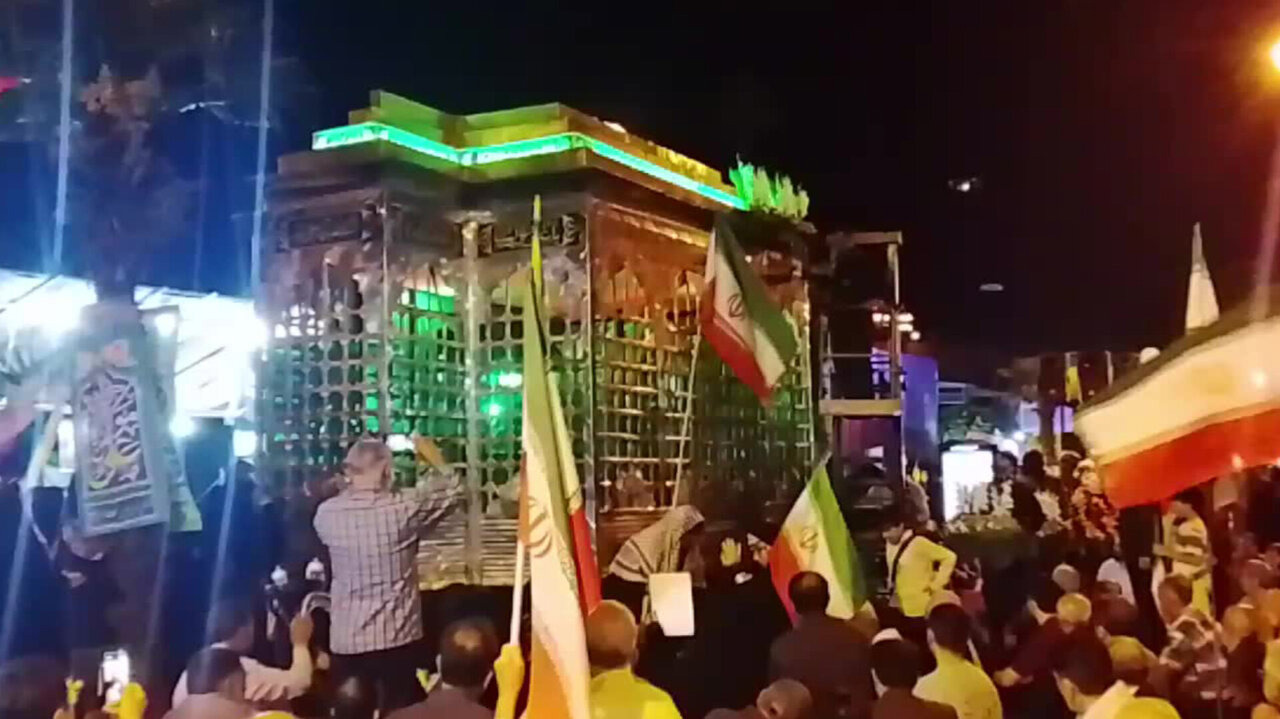 خروش حماسی مردم نوشهر در اجتماع یکصد ودوم