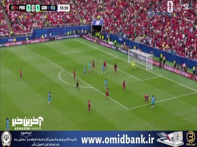 شوت مهاجم کنگو به تیر دروازه برخورد کرد
