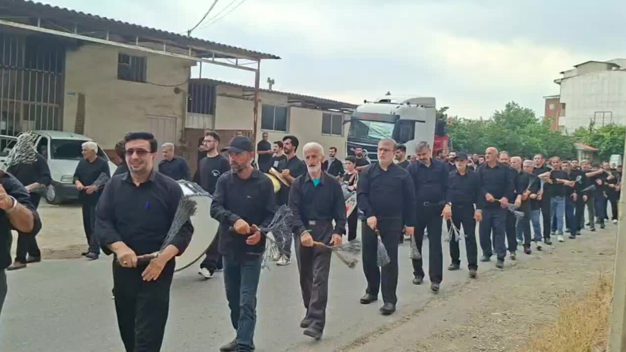 عزاداری تاسوعای حسینی در روستای مهدیرجه