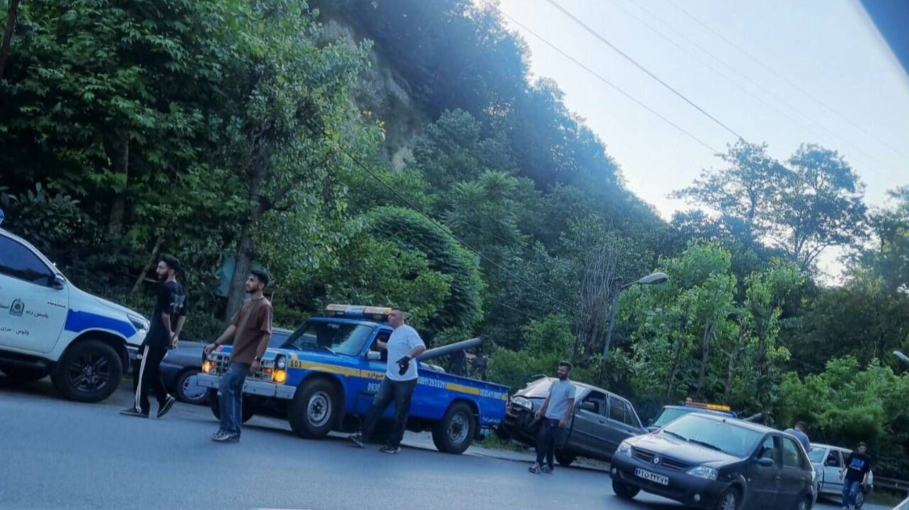 تصادف ۲ پراید در جاده چالوس ۶ مصدوم برجای گذاشت