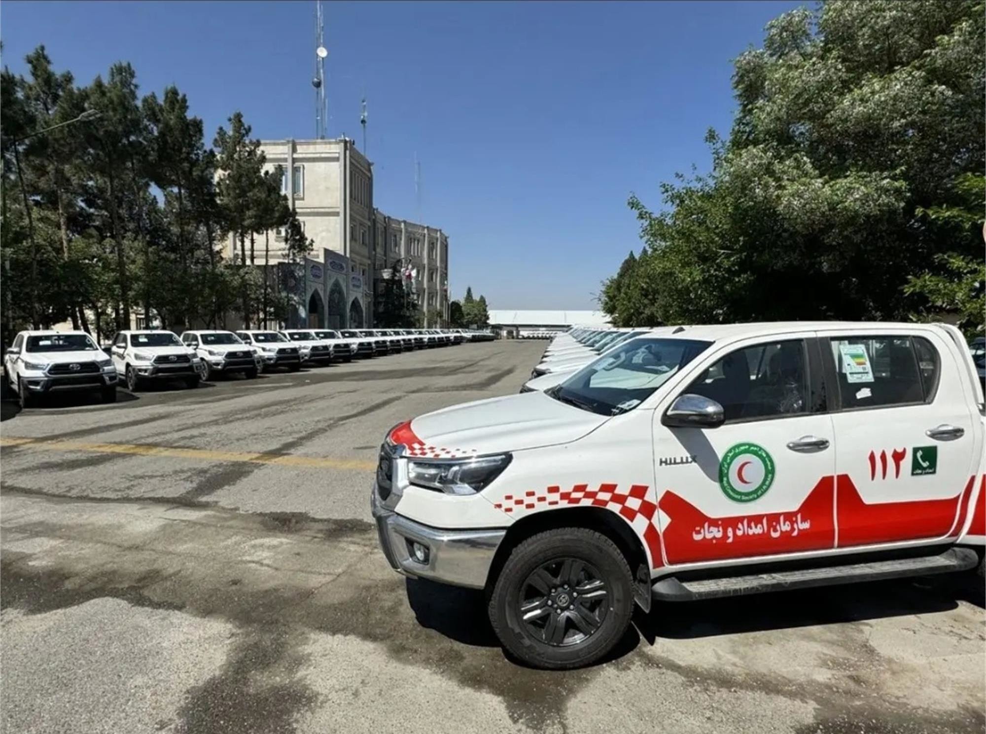 آماده‌باش امدادگران مازندرانی در تهران برای خدمت رسانی  مراسم تشییع رهبر شهید عظیم الشان انقلاب اسلامی