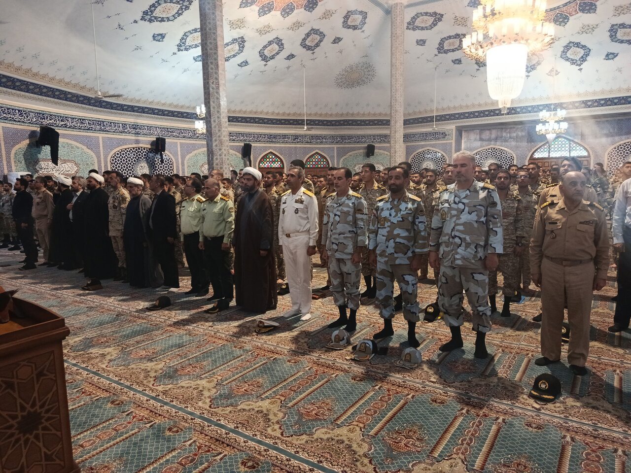 مراسم بزرگداشت رهبر شهید در دانشگاه دریایی نوشهر