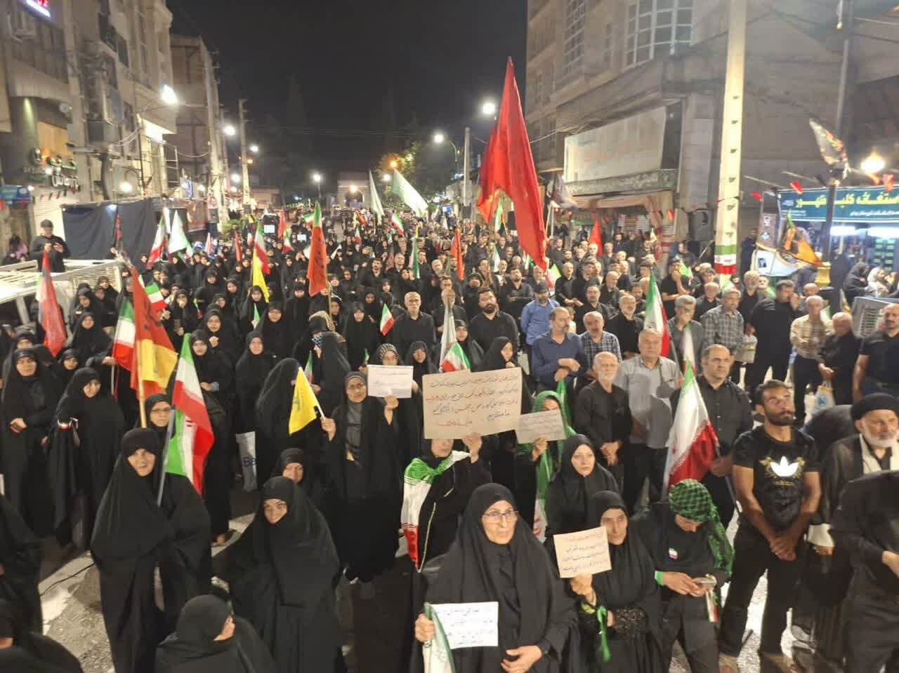 تجمع شب ۱۲۵ عاشقان رهبری در مازندران