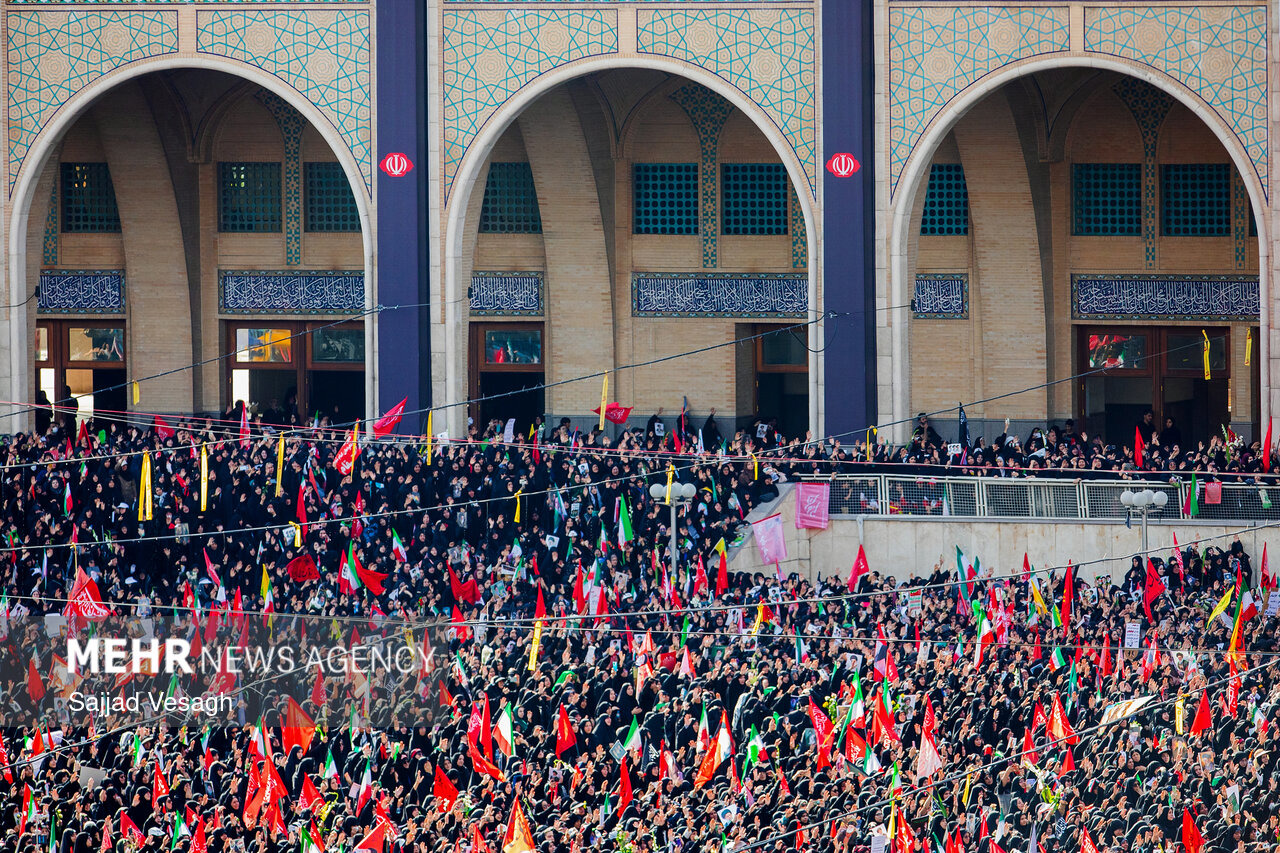 اعزام گسترده فرهنگیان بسیجی مازندران به آیین وداع و تشییع رهبر شهید