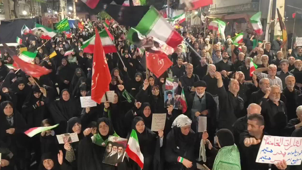 خروش مردم مازندران در خونخواهی رهبر شهید