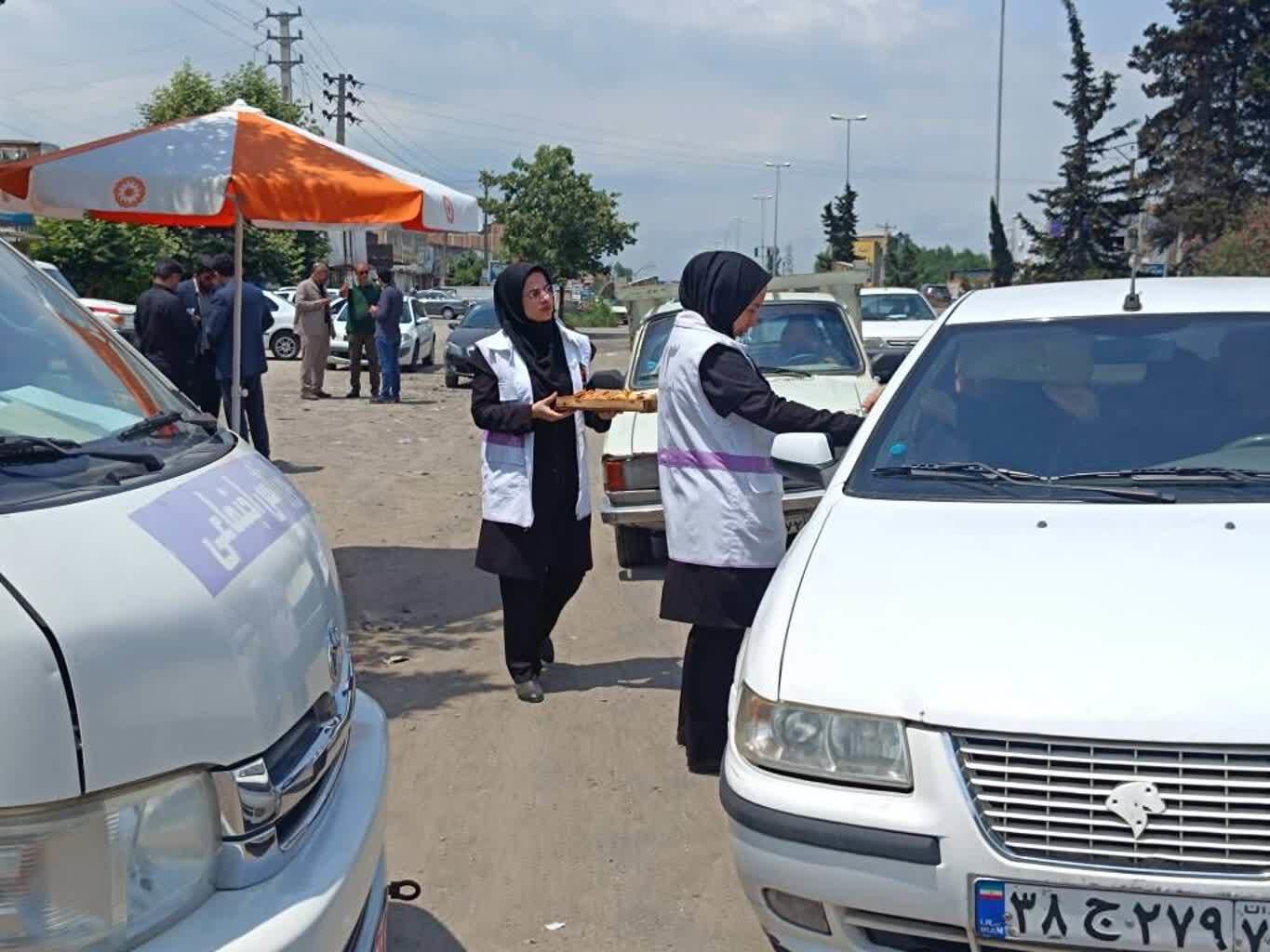 برپایی موکب‌های بهزیستی مازندران در مسیر مشهد