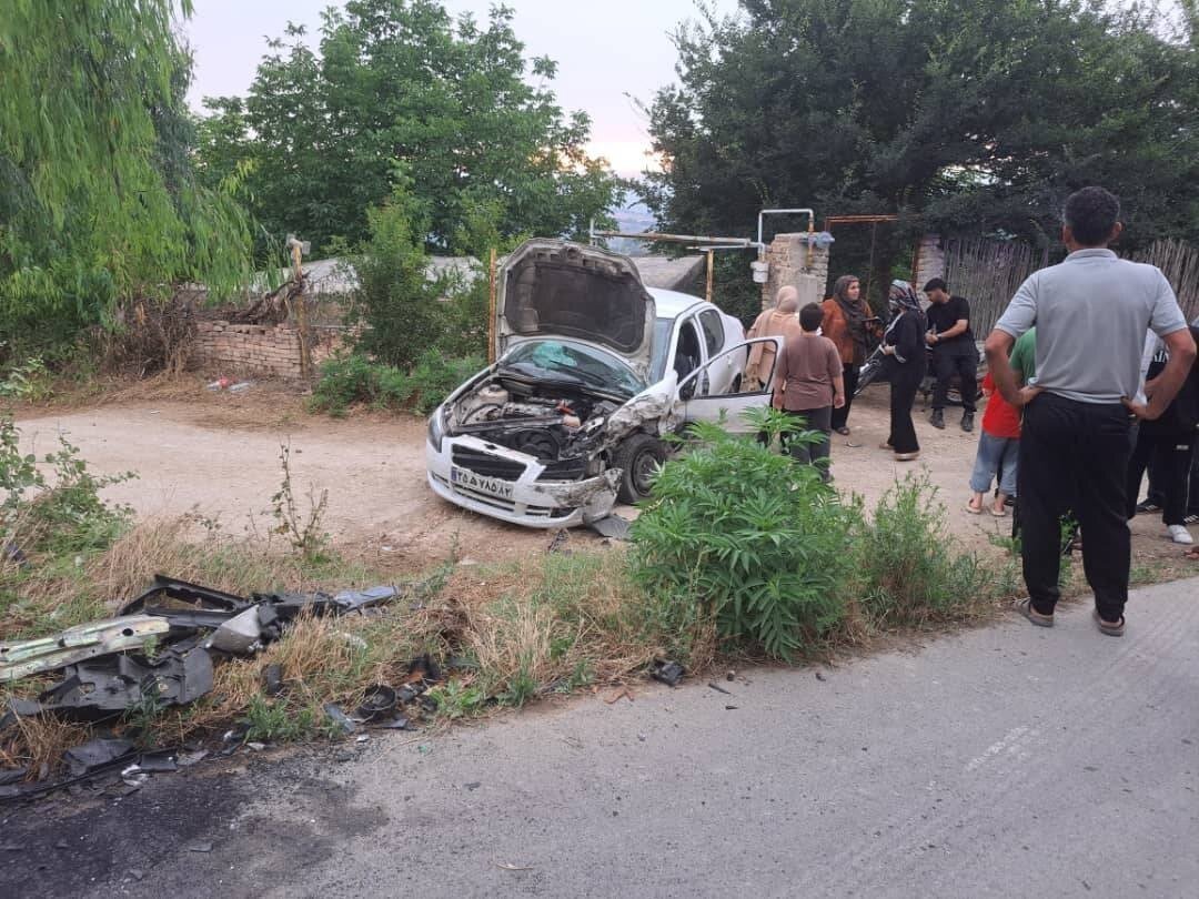 برخورد پژو و رانا در رستم‌کلا ۶ مصدوم بر جای گذاشت