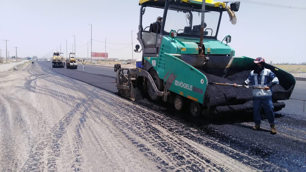 آغاز روکش آسفالت کریدور شرق - غرب مازندران