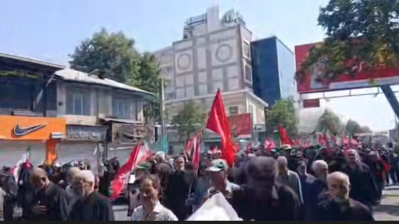 راهپیمایی جاماندگان اربعین در مازندران