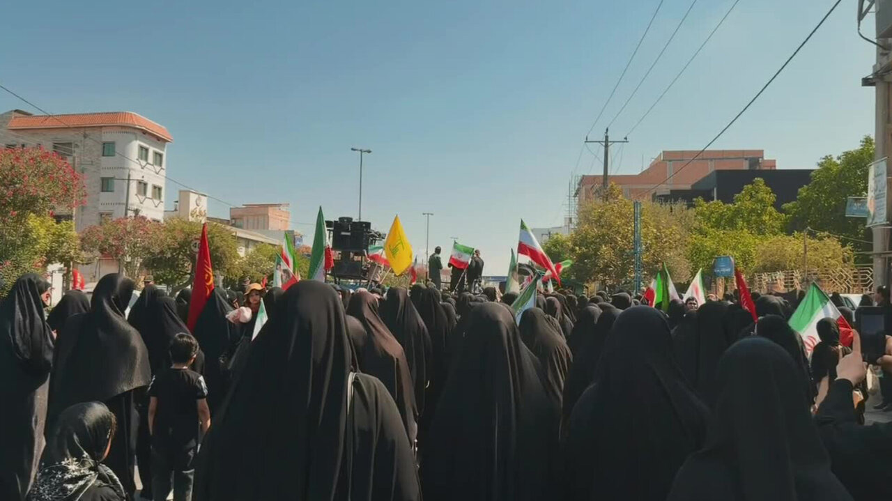 مراسم جاماندگان اربعین در نکا