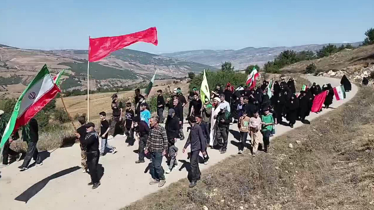 شور و شیدایی اربعین حسینی در رینه و جویبار