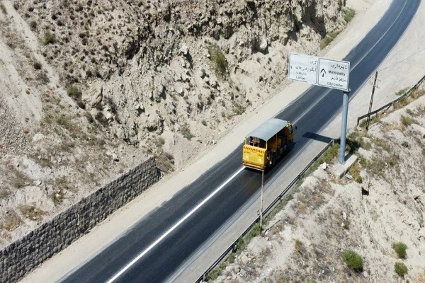خط‌کشی ۵۶۰ کیلومتر از راه‌های مازندران در پنج ماه
