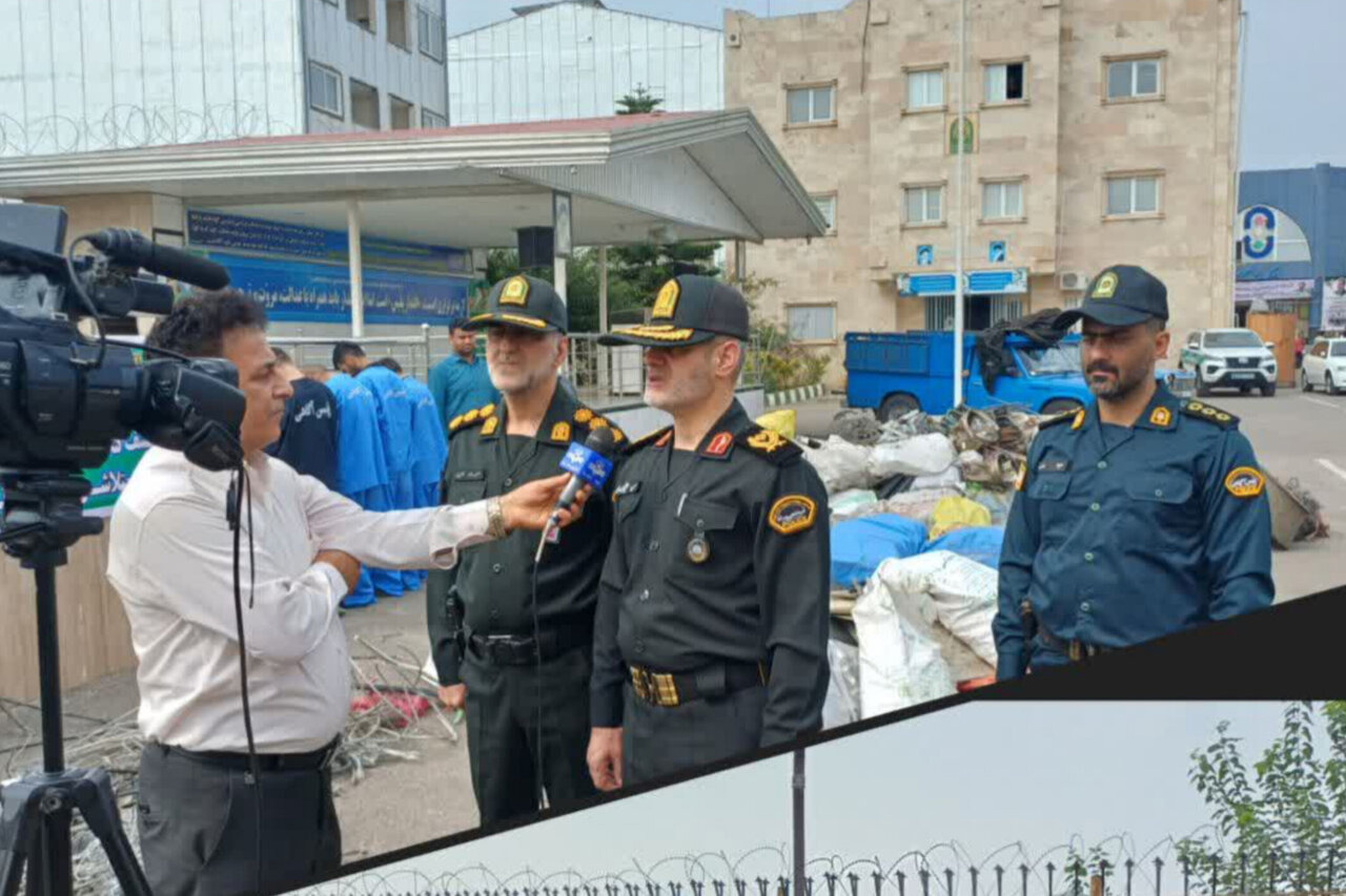 کشف ۱۵ تن اموال مسروقه و انهدام باند سارقان و مالخران در جویبار