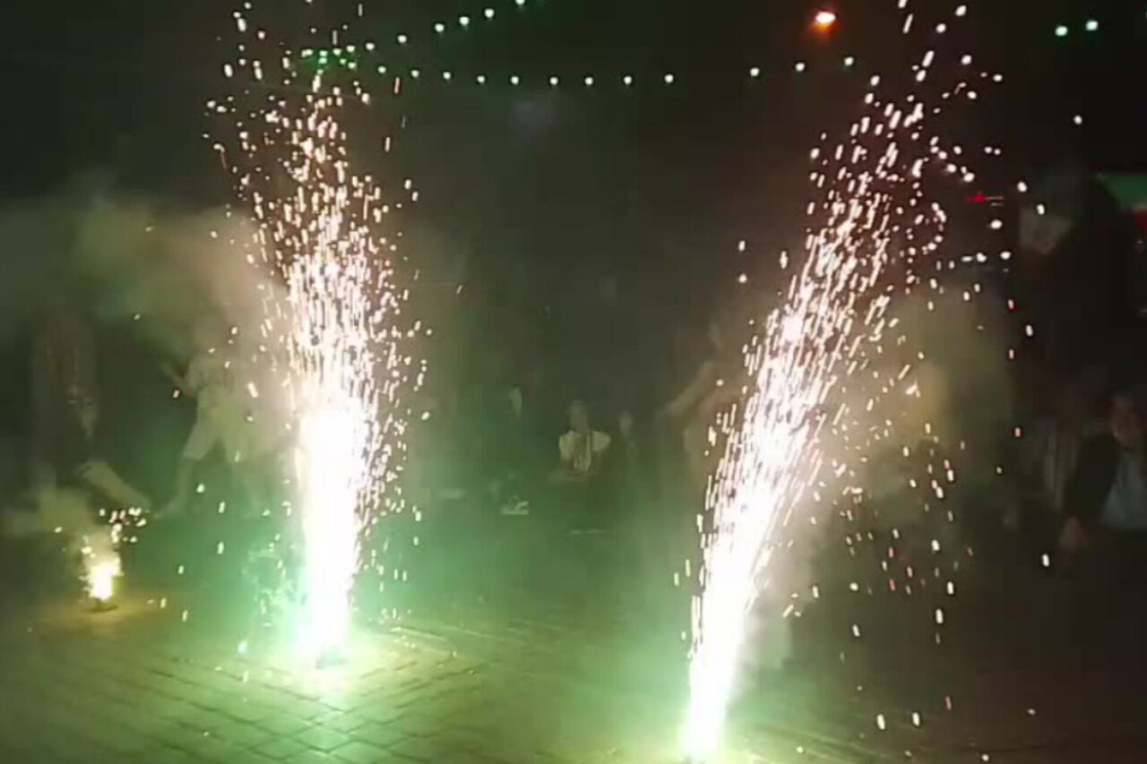 جشن شبانه میلاد پیامبر اسلام در نوشهر