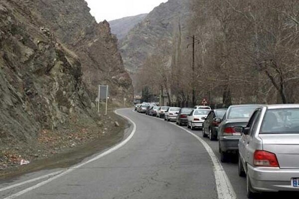 کندوان و آزادراه تهران شمال یک‌طرفه شد