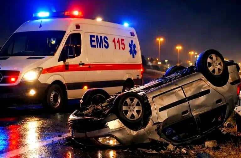 واژگونی خودرو در جاده سوادکوه پنج مصدوم برجای گذاشت