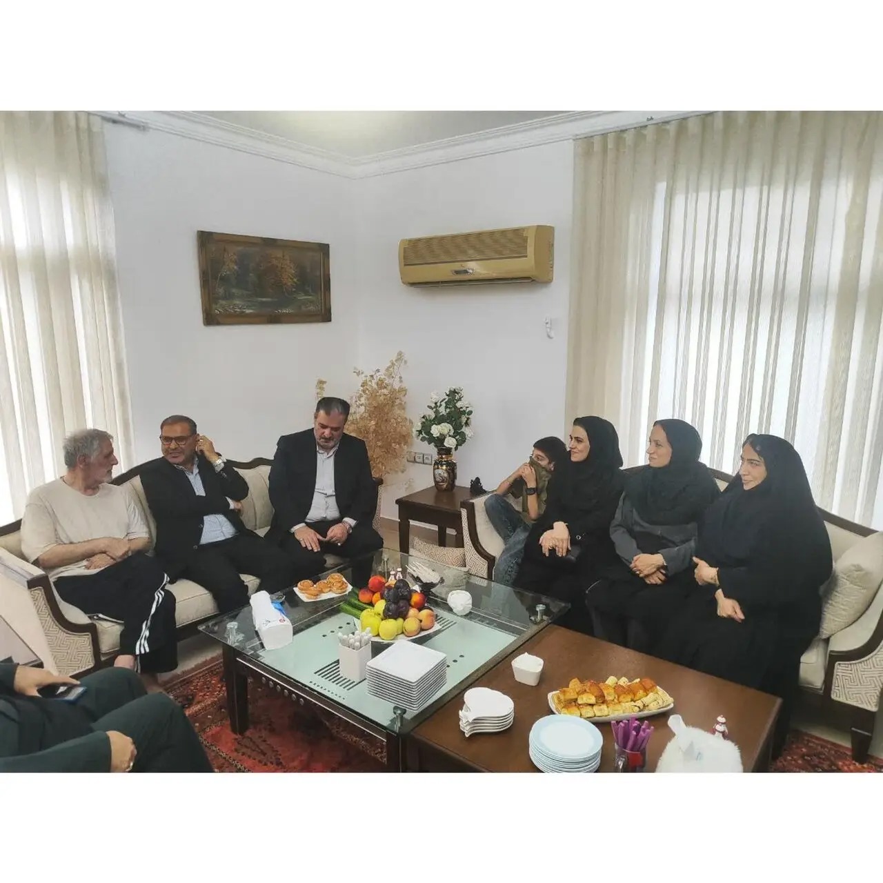 عیادت طوسی از فرماندار اسبق فریدونکنار و همکار پیشکسوت وزارت کشور در چالوس