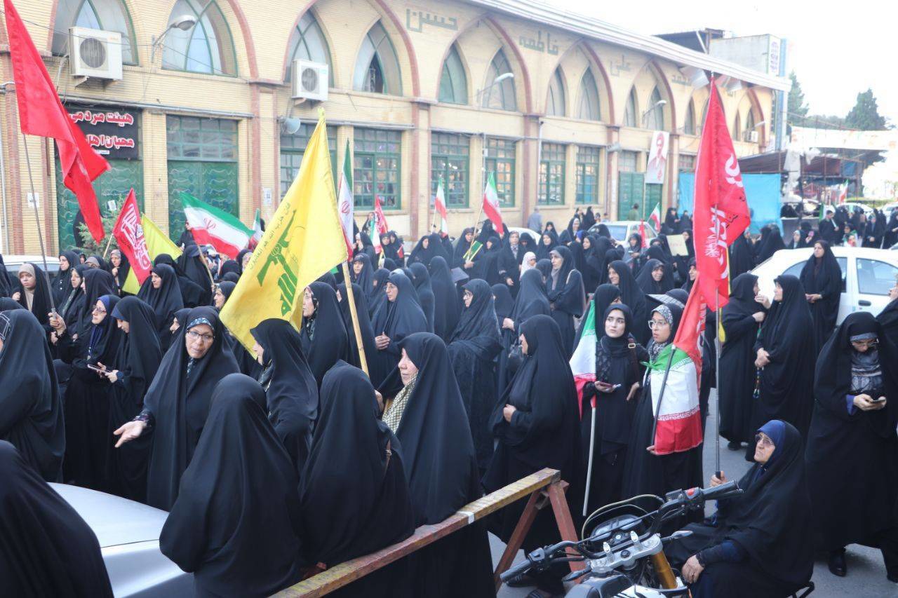 راهپیمایی زنان زینبی در قائم‌شهر