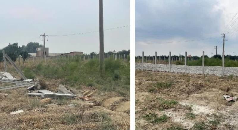 قلع و قمع ساخت‌وساز غیرمجاز در اراضی کشاورزی گلوگاه مازندران