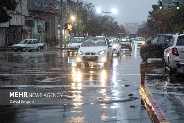 رگبار باران در  مازندران