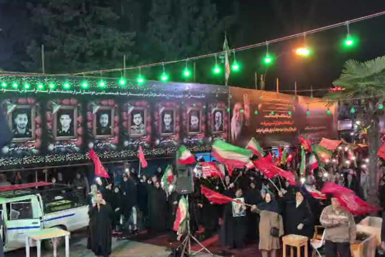 اجتماع خونخواهی رهبر شهید شب ۲۲۳ در مازندران