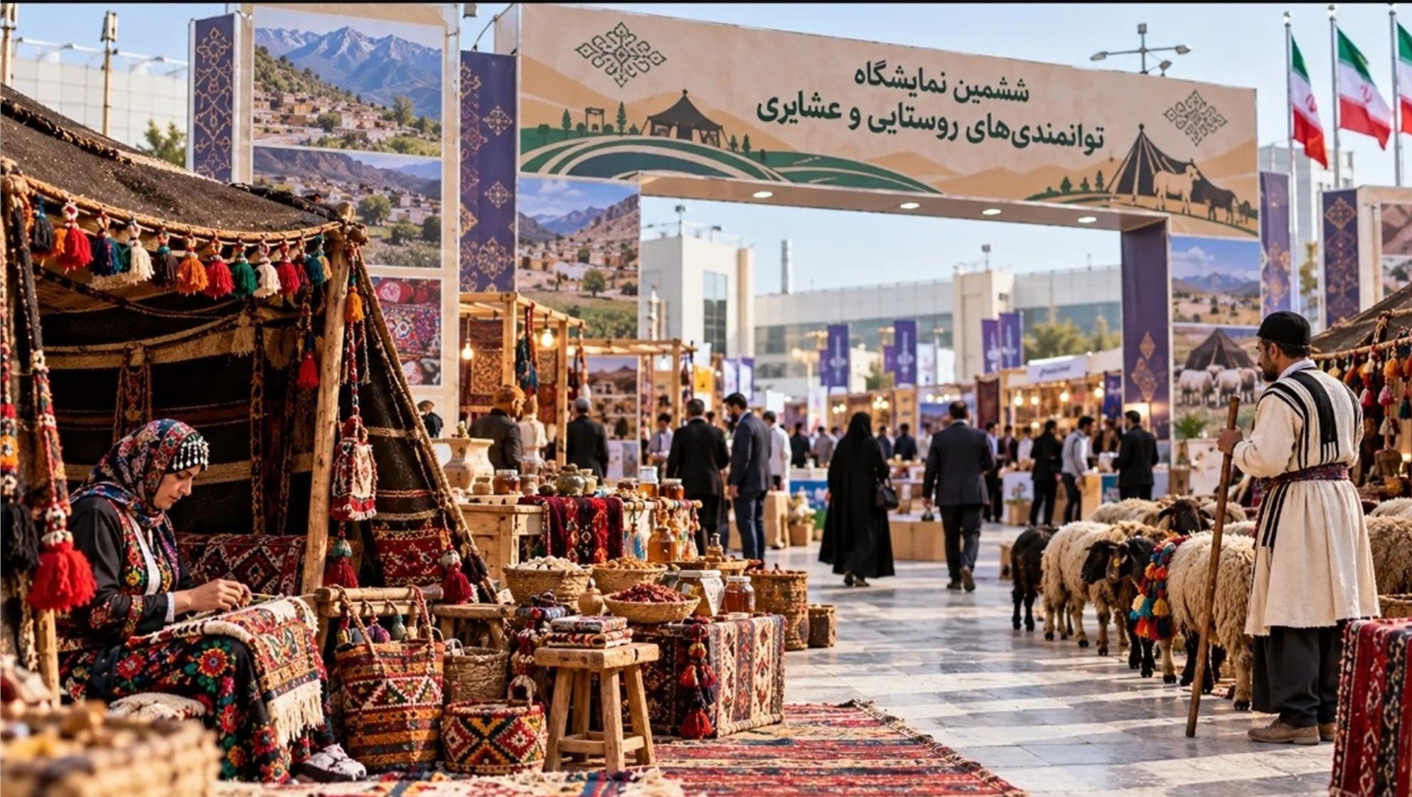 معرفی ظرفیت‌های اقتصادی و فرهنگی بیش از ۳۶۰۰ روستای مازندران در نمایشگاه ملی