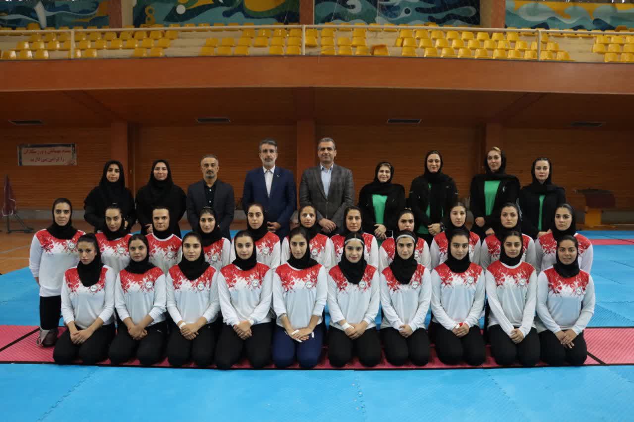 حضور مدیر کل ورزش و جوانان مازندران در اردوی تیم ملی کبدی بانوان