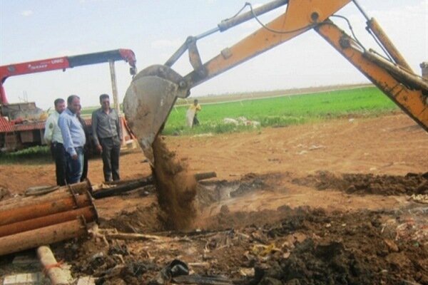 ۱۴ حلقه چاه غیرمجاز در بابلسر و فریدونکنار مسدود شد