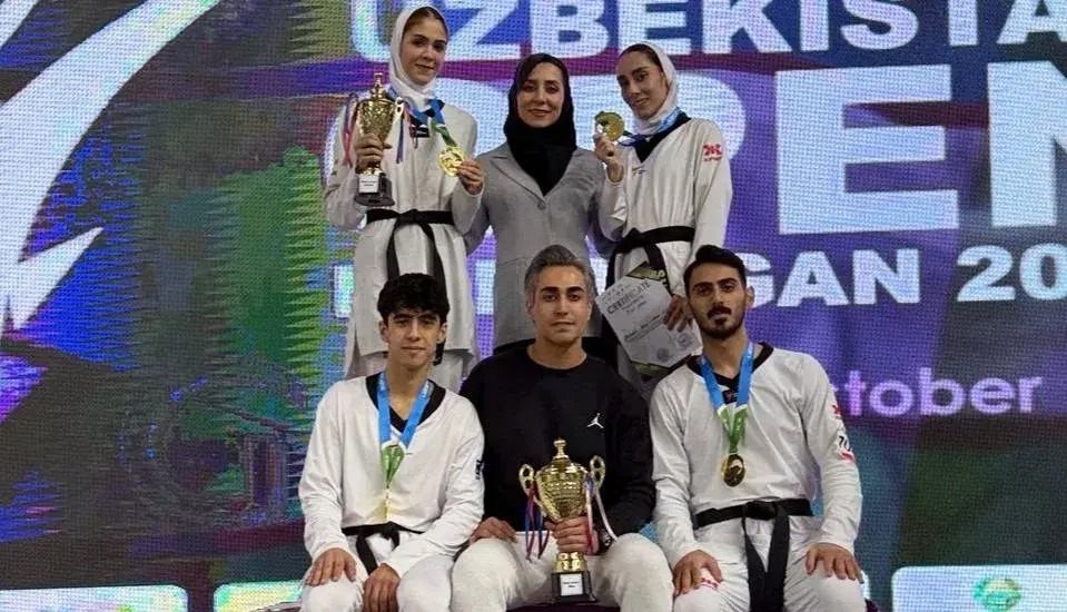 پایان کار تکواندوکاران ایران در ازبکستان با کسب ۵ مدال