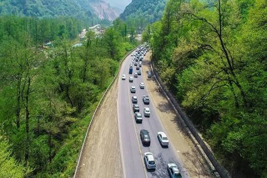 تردد روان در جاده‌های مازندران، صبح امروز جمعه ۸ آبان