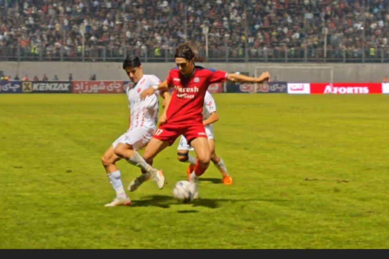 خلاصه بازی نساجی - پرسپولیس